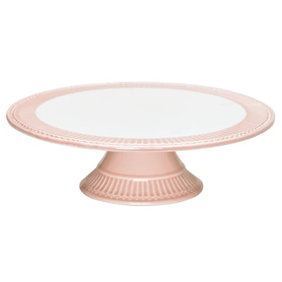 Abbildung von Greengate Alice Kuchenplatte pale pink 28 cm