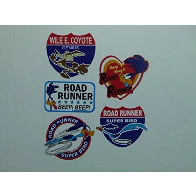 Abbildung von MG614 / Aufkleber Set ROAD Runner Breite je ca. 6,5cm Hot Rod V8 USA Oldtimer Old School Retro Vintage Tuning