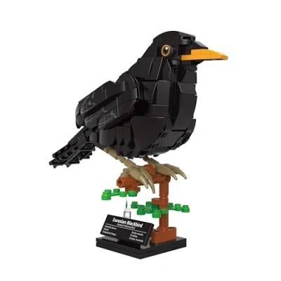 Abbildung von BlueBrixx Pro 107675 Amsel aus Klemmbausteinen mit 308 Bauelementen