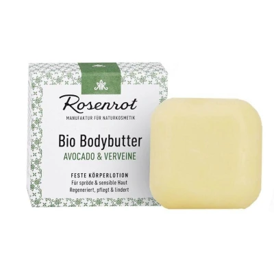 Abbildung von Rosenrot Körperbutter Feste Bodybutter Avocado &amp; Verveine 70g