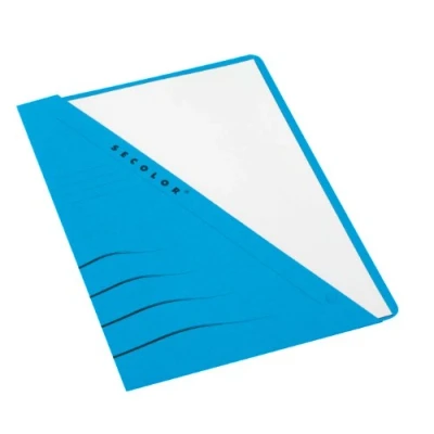 Abbildung von Jalema 3153302 Secolor Sichtmappe A4, Karton, C2C, für die Loseblatt Ablage, 10er Packung, blau