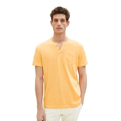 Abbildung von TOM TAILOR Herren 1035634 T Shirt, 31506 Washed Out Orange Grindle, M