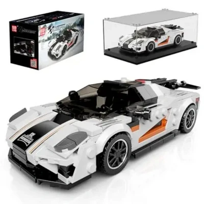 Abbildung von Mould King 27081 Speed Champion Koenigsegg One:1 394 Teile Konstruktions Spielset, (394 St)