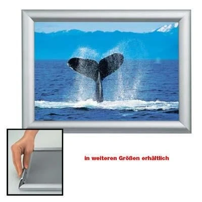 Abbildung von Showdown® Displays Klapprahmen 24,1 x 32,8 cm silber
