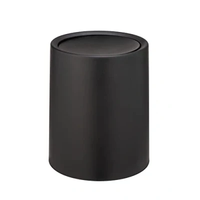 Abbildung von WENKO Kosmetikeimer, Schwingdeckeleimer Atri 6 Liter, schwarz