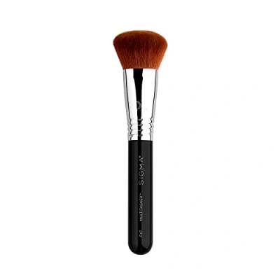 Abbildung von Sigma Beauty F47 Multitasker Make up Pinsel Multifunktionaler für Foundation, Bronzer, Rouge, Setting Powder Weitwinkel vegan, synthetisch
