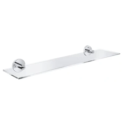 Abbildung von Grohe Start glashylde 530x145mm glas/metal forkr m/holder