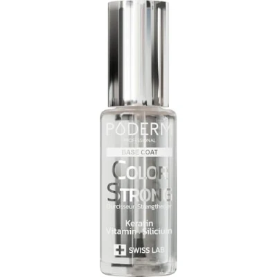 Abbildung von Base Coat Nagelhärter mit Biotin, Silicium, Keratin Stärkt &amp; Gewährleistet langanhaltende Farben auf brüchigen Nägeln, die durch permanente Lackierung beschädigt sind Hände Füße Swiss Made