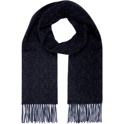 Abbildung von Calvin Klein Schal &quot;CLASSIC WOOL SCARF MONOGRAM&quot;, mit Logoprägung