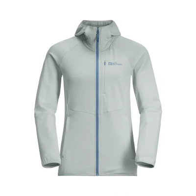 Abbildung von Jack Wolfskin Kolbenberg Fleecejacke, Damen, Größe: XL, Cool grey