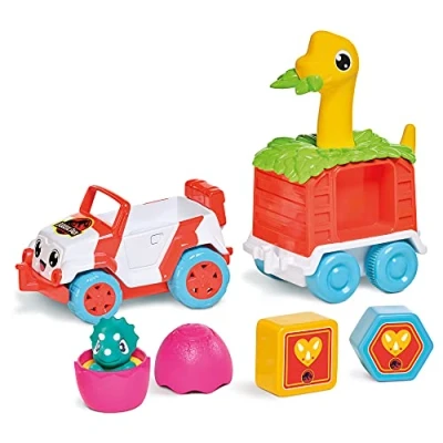 Abbildung von Toomies E73253 Tomy Dino Rescue Ranger, Dinosaur Children, Jurassic World, Educational Push &amp; Go Vehicle Colours and Sound, Toy for Baby Boys Girls Aged 12 Months +, Multicoloured