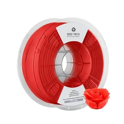 Abbildung von QIDI TECH PETG Tough 3D Drucker Filament, Zähigkeit Filament 1.75mm, Druck 1kg Spule (2.2lbs), entwickelt für Hochgeschwindigkeitsdruck, passend die meisten FDM Drucker, rot