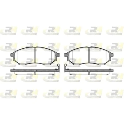 Abbildung von ROADHOUSE 2852.14 Bremsbelagsatz Vorderachse inkl. Verschleißwarnkontakt NISSAN: Qashqai / Qashqai+2 I, Pathfinder 3, NP300 Navara Pickup