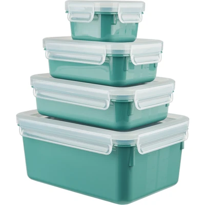 Abbildung von Emsa Frischhaltedose &quot;Clip &amp; Close Color Edition&quot;, (Set, 4 tlg.), 0,2/0,55/0,8/2,2L, Kunststoff, auslaufsicher, hygienisch, innovativ