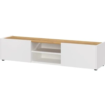 Abbildung von GERMANIA Lowboard, TV Lowboard mit 2 offenen Fächern und Klappen