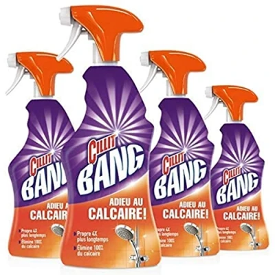 Abbildung von Cillit Bang Reinigungspistole, leistungsstark, Crasse/Kalk, 750 ml, 4 Stück