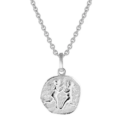 Abbildung von trendor 75920 06 Kinder Sternzeichen Zwilling Weißgold 333 Anhänger + Kette