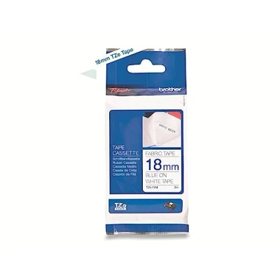 Abbildung von Brother TZe FA4B (18 mm) Blau bis weiß Tape