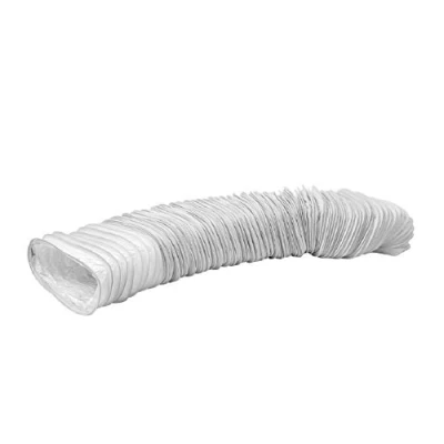 Abbildung von Ø 220x55mm 1m PVC Lüftungsschlauch Flexschlauch Abluftschlauch für Trockner, Klimaanlage, Abzugshaube Flexibel Schlauch