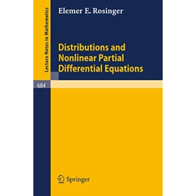 Abbildung von Distributions and Nonlinear Partial Differential Equations (Lecture Notes in Mathematics, 684, Band 684)