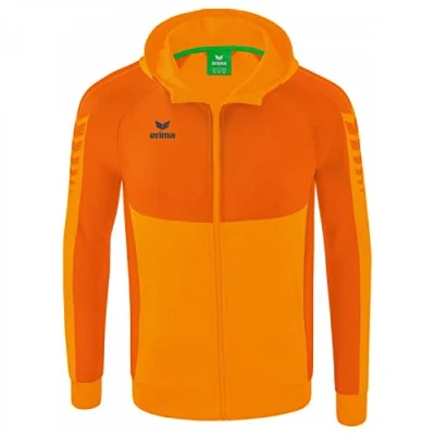 Abbildung von Erima Kinder Six Wings Trainingsjacke mit Kapuze, new orange, 152