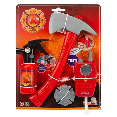 Abbildung von SIMBA Spielzeug Feuerwehr Spielwelt Basic Set Feuerlöscher, Axt… 108101013