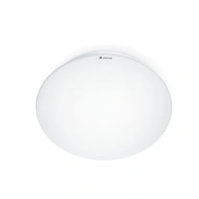 Abbildung von Steinel LED Innenleuchte RS 16 S PMMA 9.5 W Wandlampe, 958 lm, 360 Bewegungsmelder, max. 3 8 m Reichweite, Deckenleuchte, Weiß