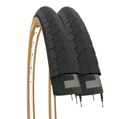 Abbildung von ECOVELO Unisex Erwachsene 2 Pneumatici Nero Reifen 26 Zoll x 1 3/8 schwarz para