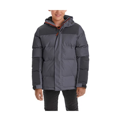 Abbildung von killtec Jungen Steppjacke mit Kapuze KOW 31 BYS QLTD JCKT, anthrazit, 128, 37217 000
