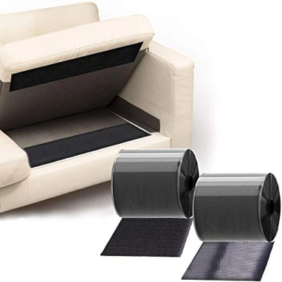 Abbildung von TEUVO Klettband Selbstklebend mit Klebstoff für DIY, Fixierung und Montage, 11CM Breit 2M Lang