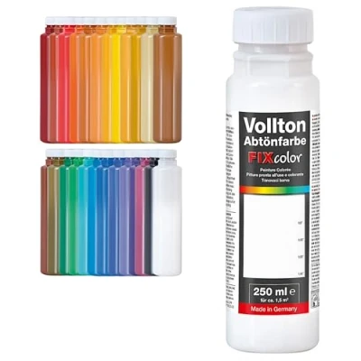 Abbildung von decotric Decolor Abtönfarbe Weiß 250ml I Dispersionsfarbe für dekorative Anstriche und wasserbasierten Materialien Hohe Farbkraft &amp; Ergiebigkeit