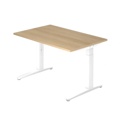 Abbildung von Hammerbacher Schreibtisch XB12 Eiche/Weiß