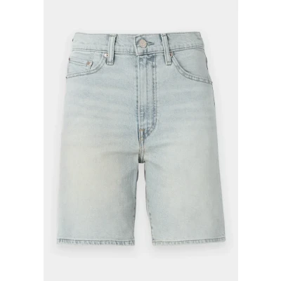 Abbildung von Levi&#039;s Ribcage Bermuda Jeans Shorts, Damen, Größe: 32, Light blue denim