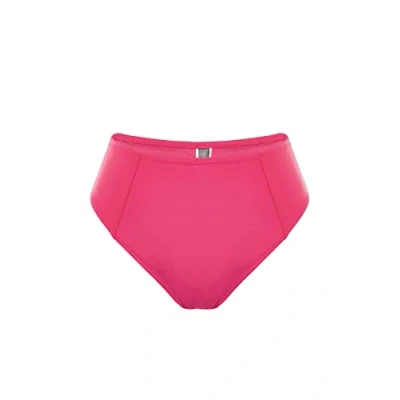 Abbildung von Trendyol Damen Bikinihose mit normaler Taille Bademode, fuchsia, 60