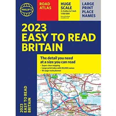 Abbildung von 2023 Philip&#039;s Easy to Read Road Atlas Britain: (A4 Paperback) (Philip&#039;s Atlases)