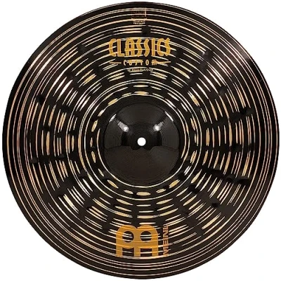Abbildung von Meinl Cymbals Classics Custom Dark Crash Heavy — 18 Zoll (Video) Schlagzeug Becken (45,72cm) B12 Bronze, Dunkles Finish (CC18HDAC)