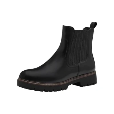 Abbildung von Tamaris MIT Touch IT Plateaustiefelette, Damen, Größe: 36, Black leather Schuhe