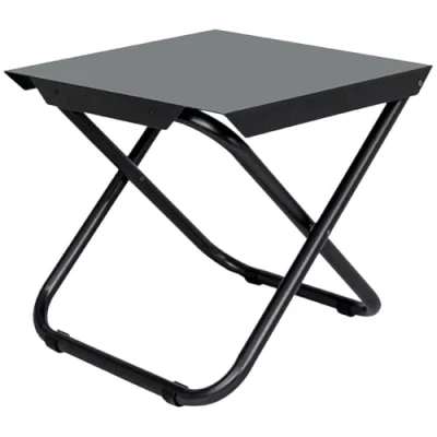 Abbildung von Crespo Camping Beistelltisch AP290 Tisch Klapptisch Falttisch Klappbar Alu 50kg, Aluminium, Schwarz, ‎Einheitsgröße