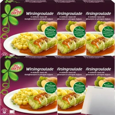 Abbildung von Du darfst Menü Wirsingroulade 6er Pack (6x375g Packung) + usy Block