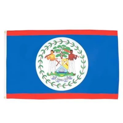 Abbildung von AZ FLAG Flagge Belize 150x90 Cm Fahne 90 x 150 Feiner Polyester Flaggen