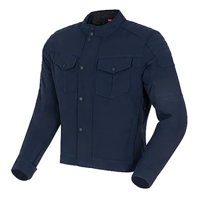 Abbildung von REBELHORN Hunter Motorradjacke Herren Textil Ellbogen und Schulterprotektoren Stufe 2 Thermofutter mit Integrierter Wasserdichter Atmungsaktiver Membran