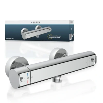 Abbildung von Schütte Brausethermostat &quot;VITA&quot;, wassersparende Eco Stopp Funkt., Sicherheitssperre, innovative Kühlung