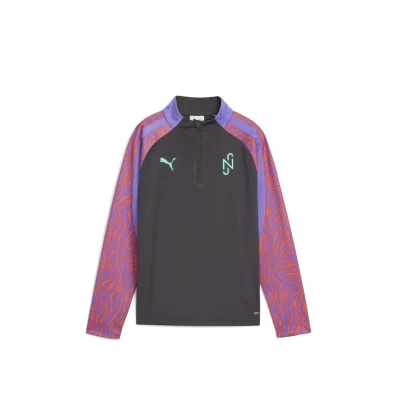 Abbildung von Puma Neymar JR Creativity Fussballtop Langarmshirt Dark coalsoft violet für Kinder, Größe: 140, coal soft