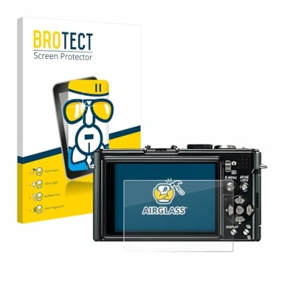 Abbildung von BROTECT Schutzglas für Leica D Lux 4 Schutzfolie Panzer Folie Glas [Extrem Kratzfest 9H, Anti Fingerprint, Ultra Transparent]