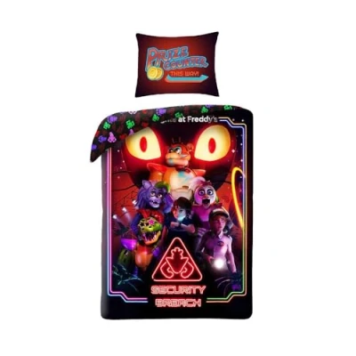 Abbildung von TDI Five Nights at Freddy&#039;s Security Breach Einzelbettbezug und Kissenbezug Set Europäische Größe