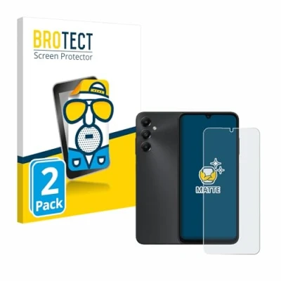 Abbildung von BROTECT Entspiegelungs Schutzfolie für Samsung Galaxy A05s (2 Stück) Matte Displayschutz Folie, Anti Reflex, Fingerprint