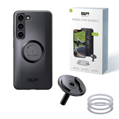 Abbildung von SP CONNECT Micro Stem Bundle SPC+ für Samsung S23 Handy Halterung den fahrradlenker Smartphone Fahrrad handyhalter