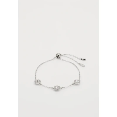 Abbildung von Swarovski Una Angelic Armband, Rundschliff, Doppelseitige Motive, Weiß, Rhodiniert