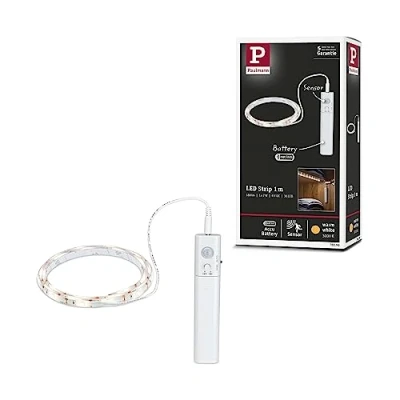 Abbildung von Paulmann LED Stripe Strip 1m 2W 156lm/m 3000K, 1 flammig, batteriebetrieben