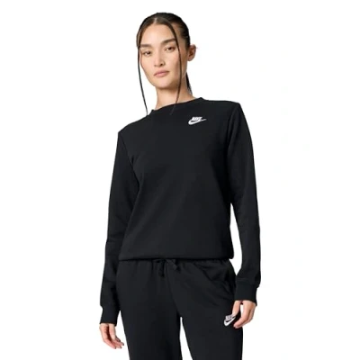 Abbildung von Nike Sportswear CLUB CREW Sweatshirt, Damen, Größe: XL, Black/white